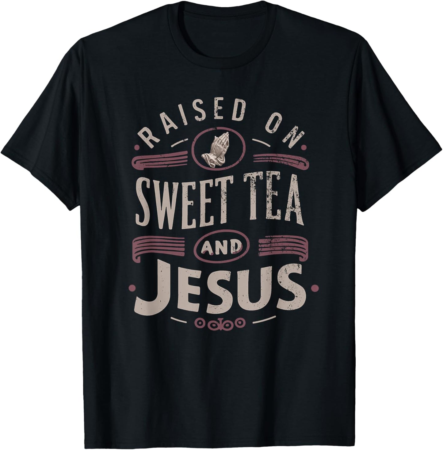 Southern Belle Sweet Tea Country Life Jesus T-Shirt - T-Shirt | Black