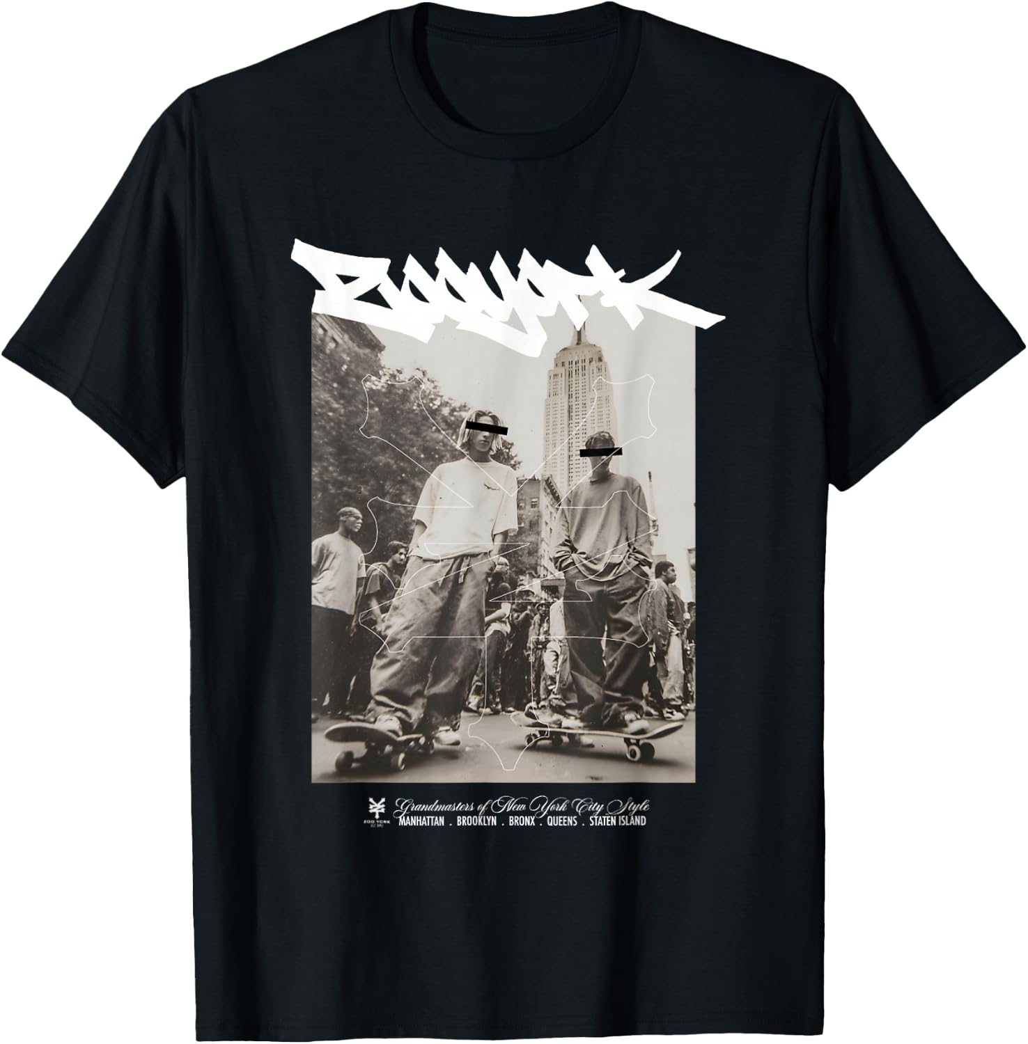 Zoo York Grandmasters of New York City Skate Style T-Shirt - T-Shirt | Black