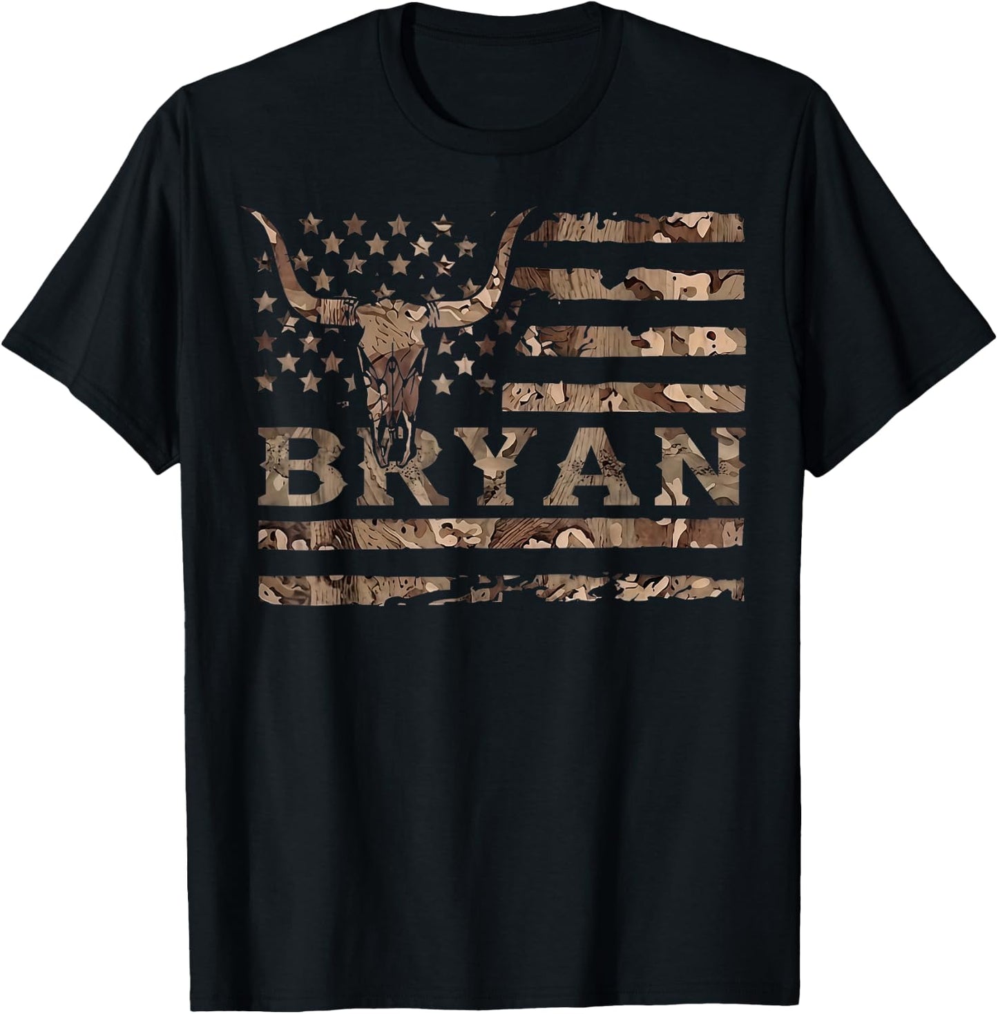 Vintage Bryan Last Name Retro USA Gift Women Kid T-Shirt - T-Shirt | Black