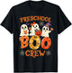 Preschool Boo Crew Funny Halloween Costume for Teacher Kids T-Shirt - T-Shirt | Black
