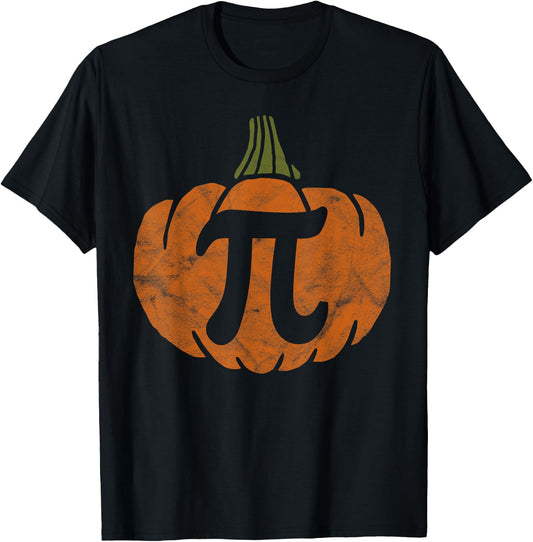 Pumpkin Pi Math Teacher Halloween Thanksgiving Day Costume Men Women Kids T-Shirt - T-Shirt | Black