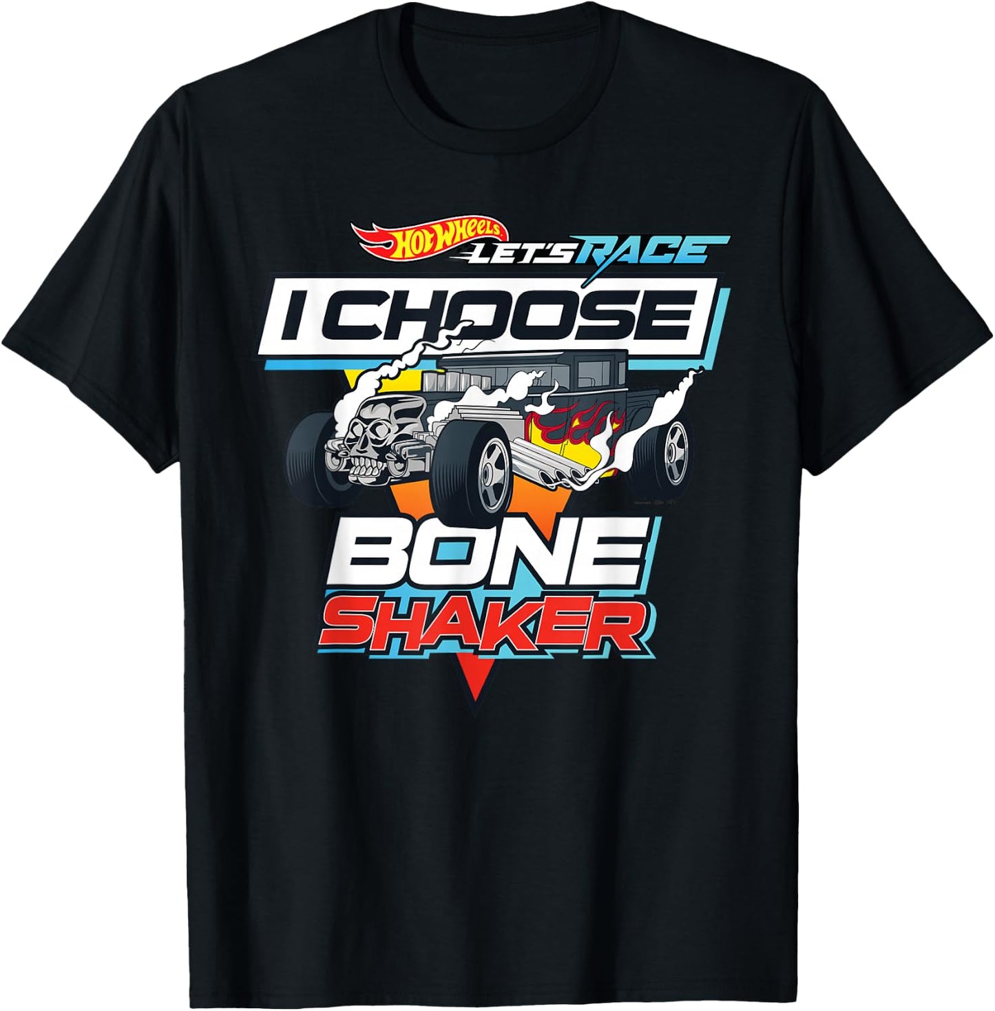 Hot Wheels Let's Race - I Choose Bone Shaker T-Shirt - T-Shirt | Black