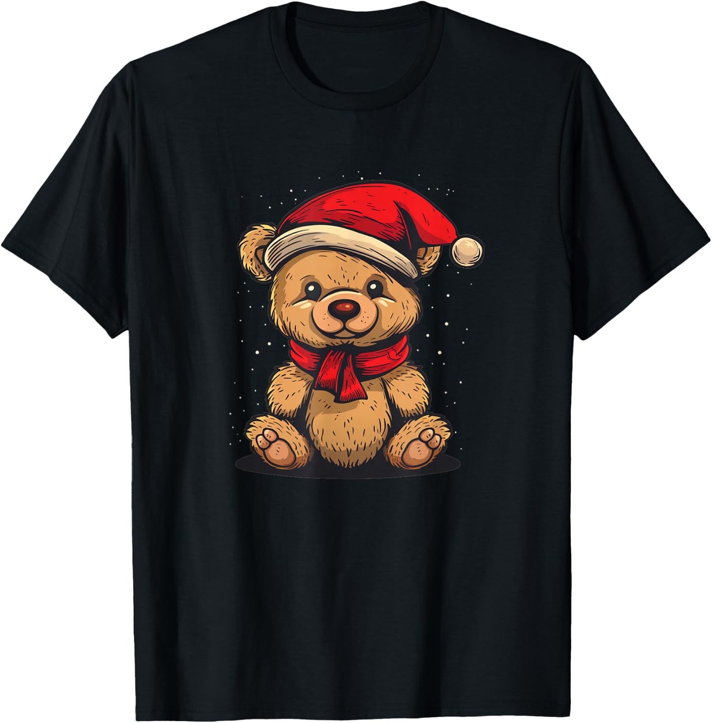 Festive Christmas for Teddy Bears Lovers T-Shirt - T-Shirt | Black