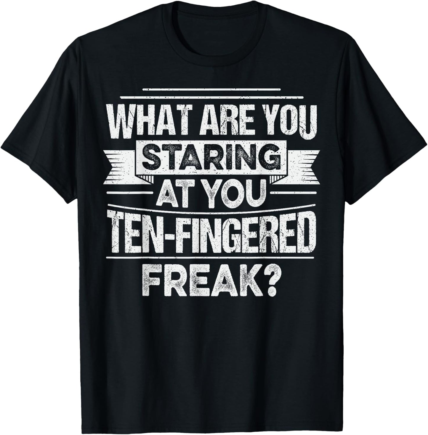 Thumb Amputation Quote for a Finger Amputation survivor T-Shirt - T-Shirt | Black