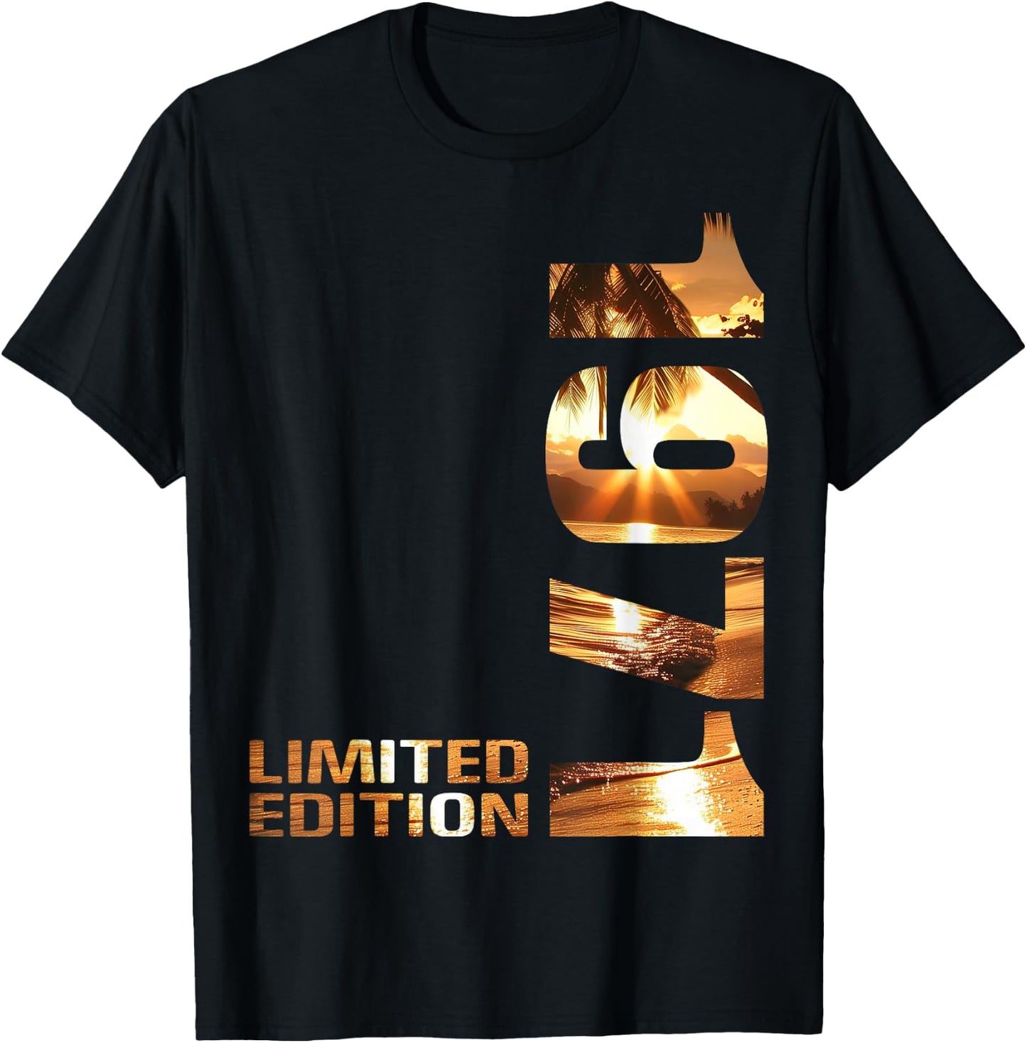 55th Birthday 1971 Limited Edition 55 Man Woman T-Shirt - T-Shirt | Black