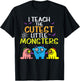 I Teach Cutest Little Monsters Halloween Teacher Men Women T-Shirt - T-Shirt | Black