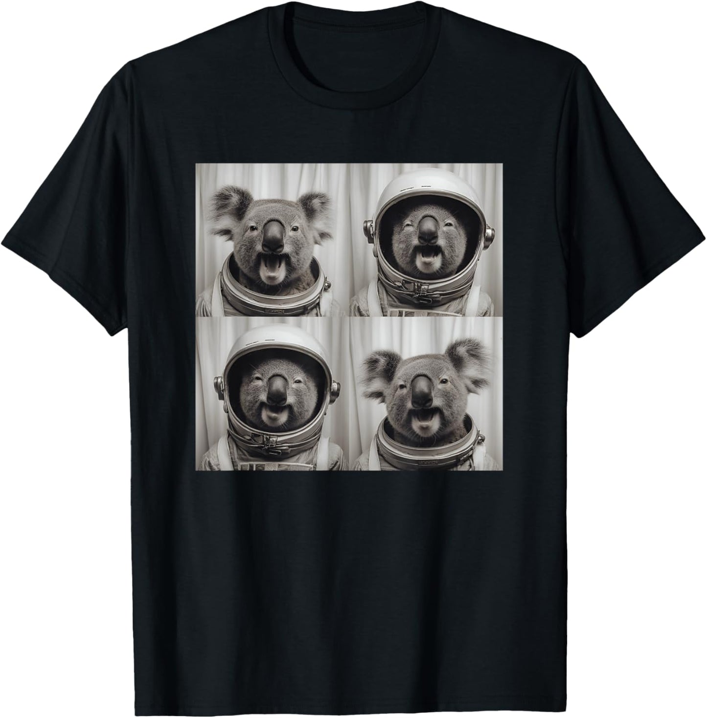 Koala Astronaut Space Animal Kids T-Shirt - T-Shirt | Black