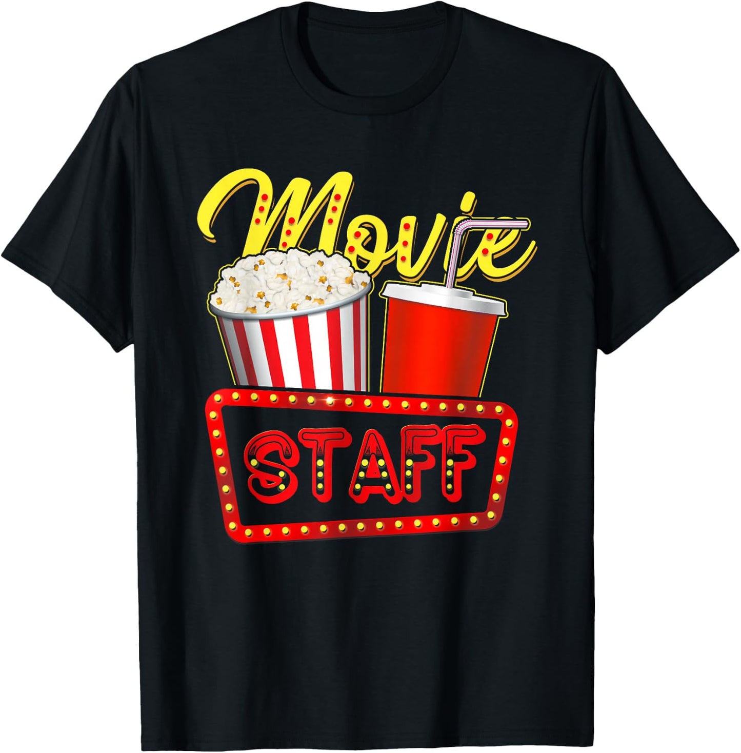 Movie Staff Party Night Behind The Scenes Awesomeness T-Shirt - T-Shirt | Black