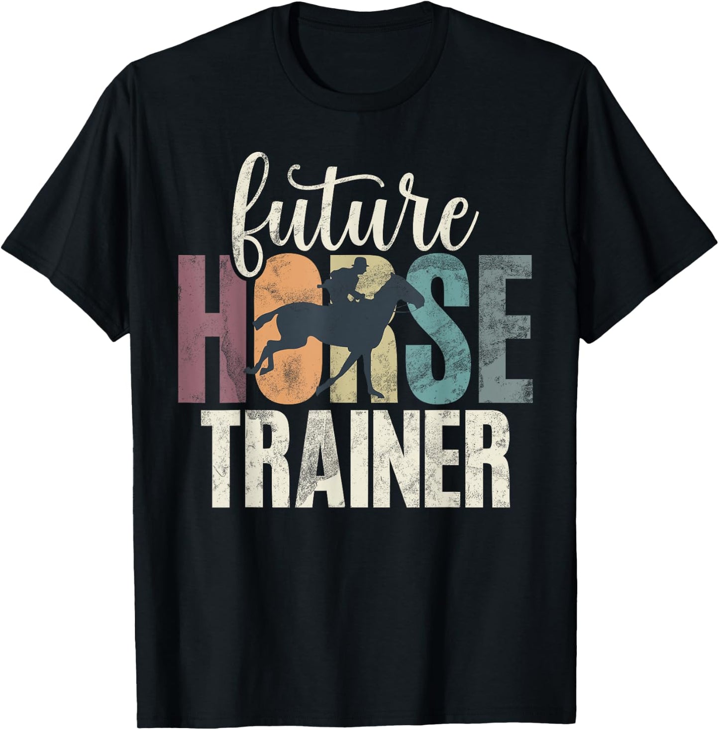 Future Horse Trainer T-Shirt - T-Shirt | Black