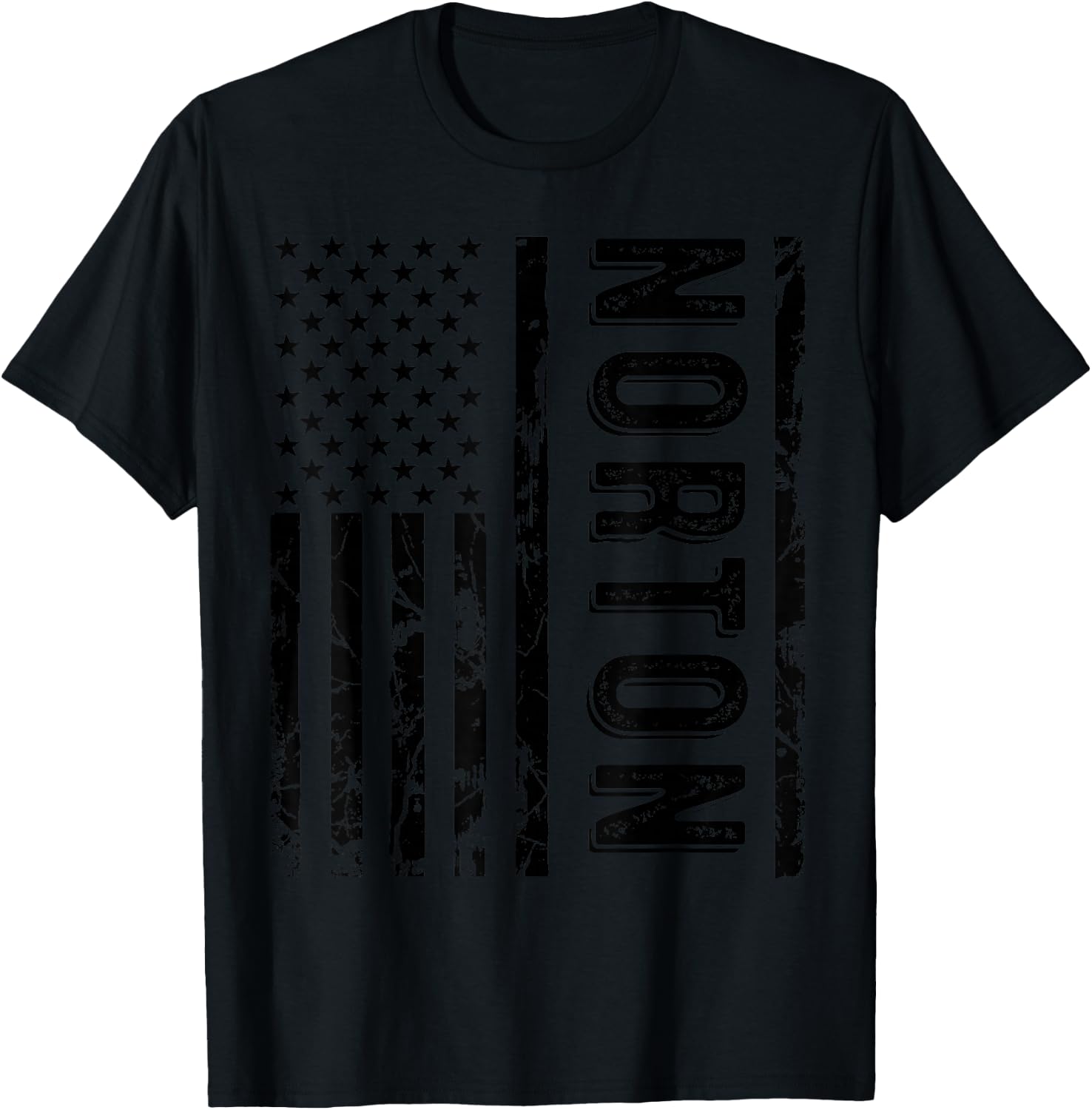 Norton Last Name Funny Surname Team Norton Family Reunion T-Shirt - T-Shirt | Black