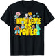 Knowledge Is Power Graphic Kids Humor Teacher Gift T-Shirt - T-Shirt | Black