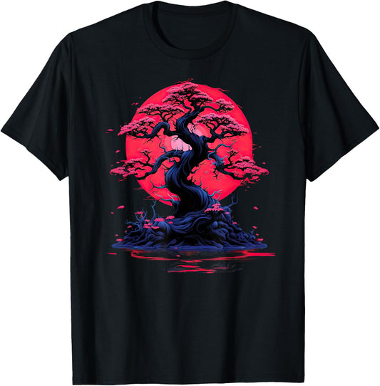 Bonsai Tree , Japanese culture, meditation, penjing , zen T-Shirt - T-Shirt | Black