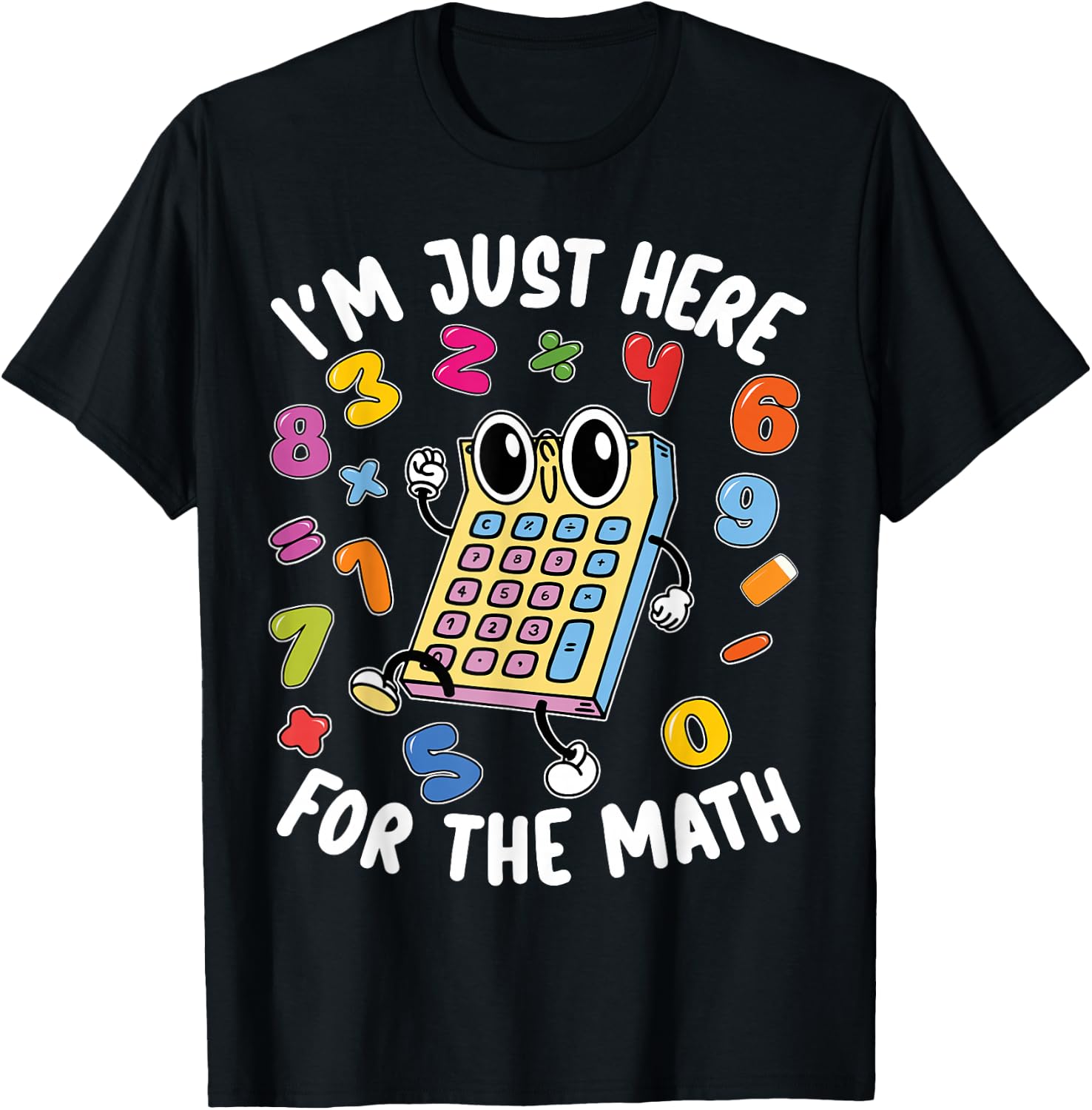 Number Day Maths Day Number Day Calculator Kids Costume T-Shirt - T-Shirt | Black
