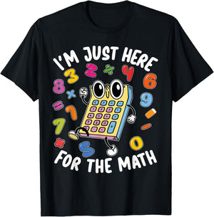 Number Day Maths Day Number Day Calculator Kids Costume T-Shirt - T-Shirt | Black