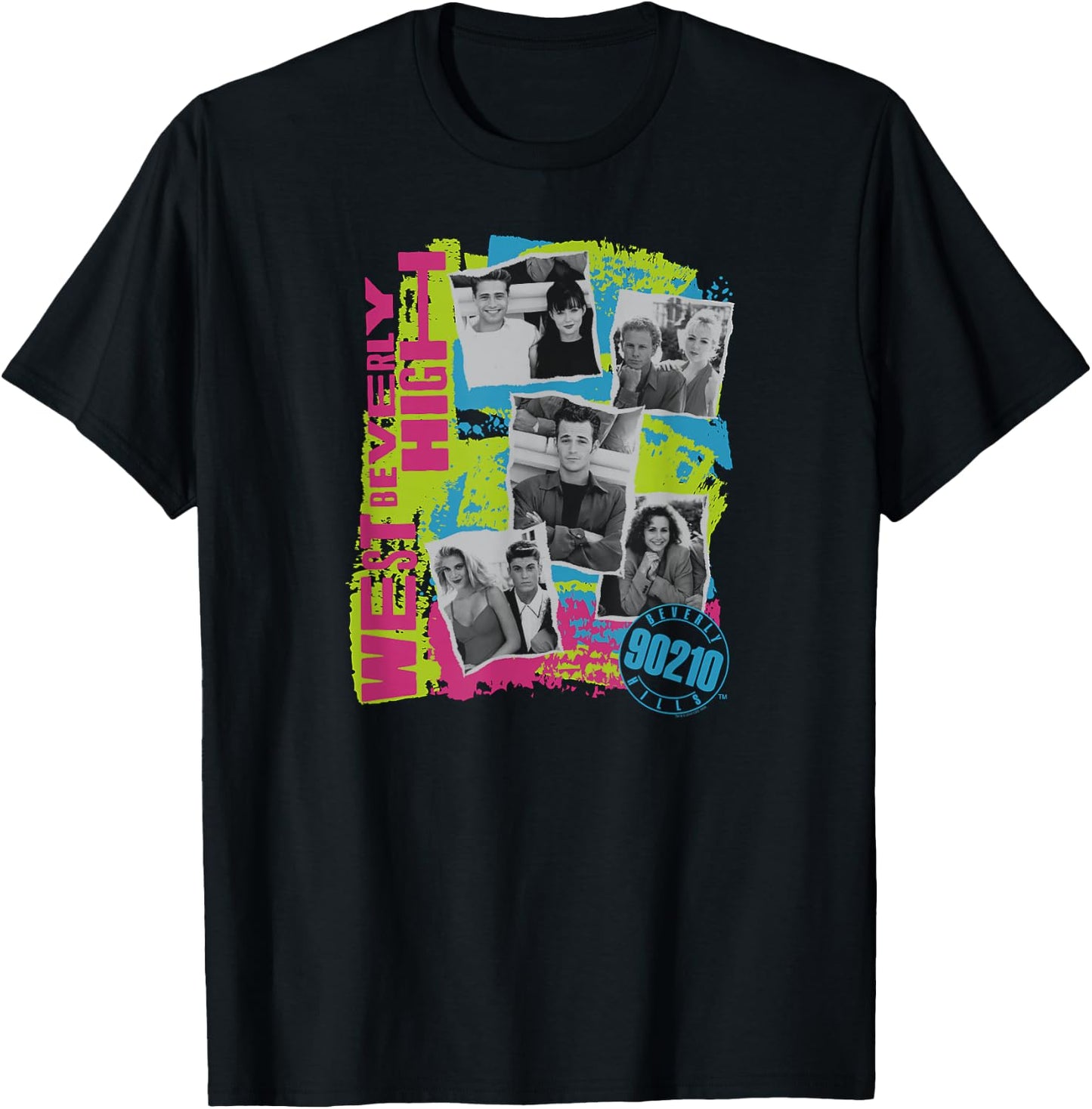 Beverly Hills 90210 - West Beverly High T-Shirt - T-Shirt | Black