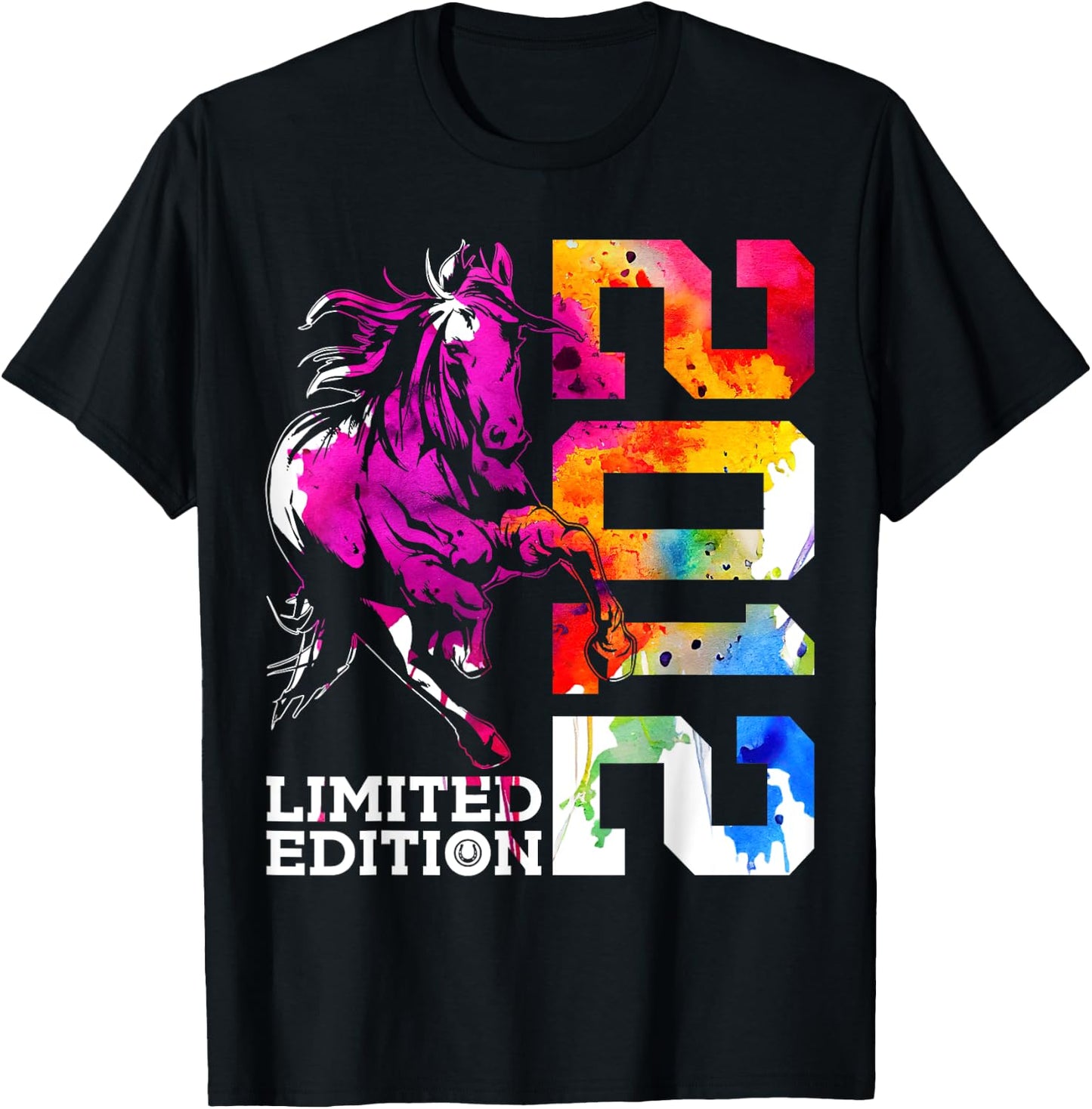 Limited Edition 2012 Riding Horse 13th Birthday T-Shirt - T-Shirt | Black
