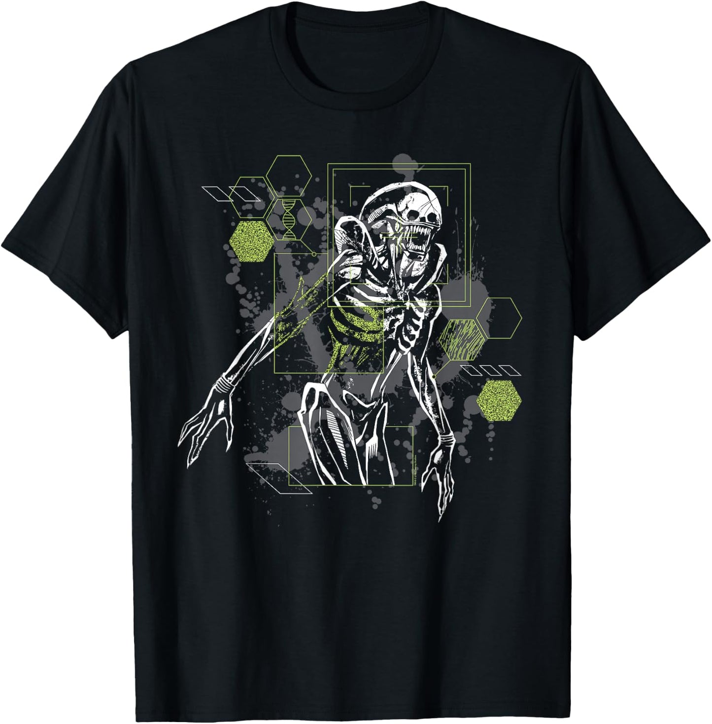 Alien: Romulus Xenomorph Tech Readout T-Shirt - T-Shirt | Black
