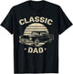 Dad Vintage Retro Classic Funny Car Lover Enthusiast T-Shirt - T-Shirt | Black