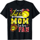 I'm not just Her Mom I'm Her number one Fan Softball Mom T-Shirt - T-Shirt | Black