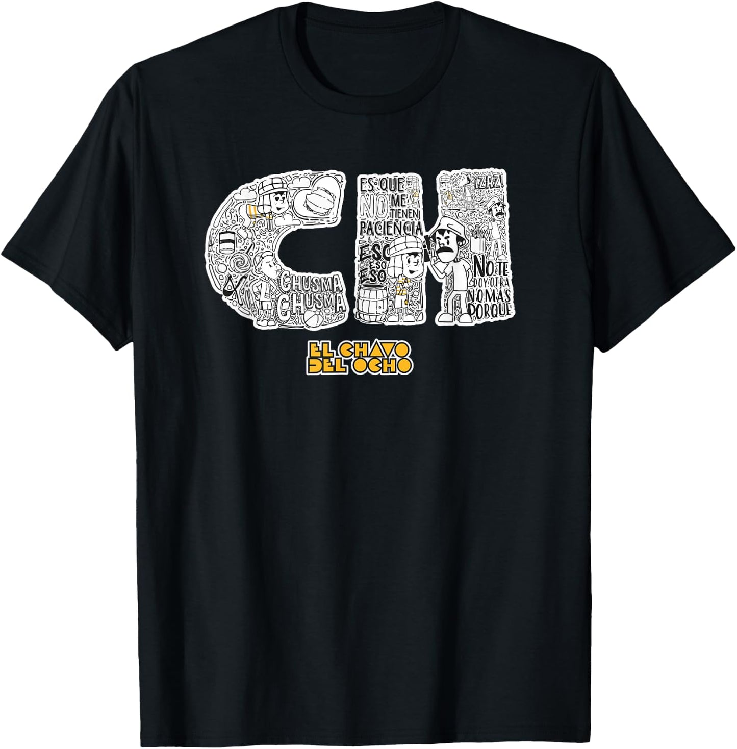 El Chavo - Colorful Desings for Kids, Teen, Women & Men T-Shirt - T-Shirt | Black