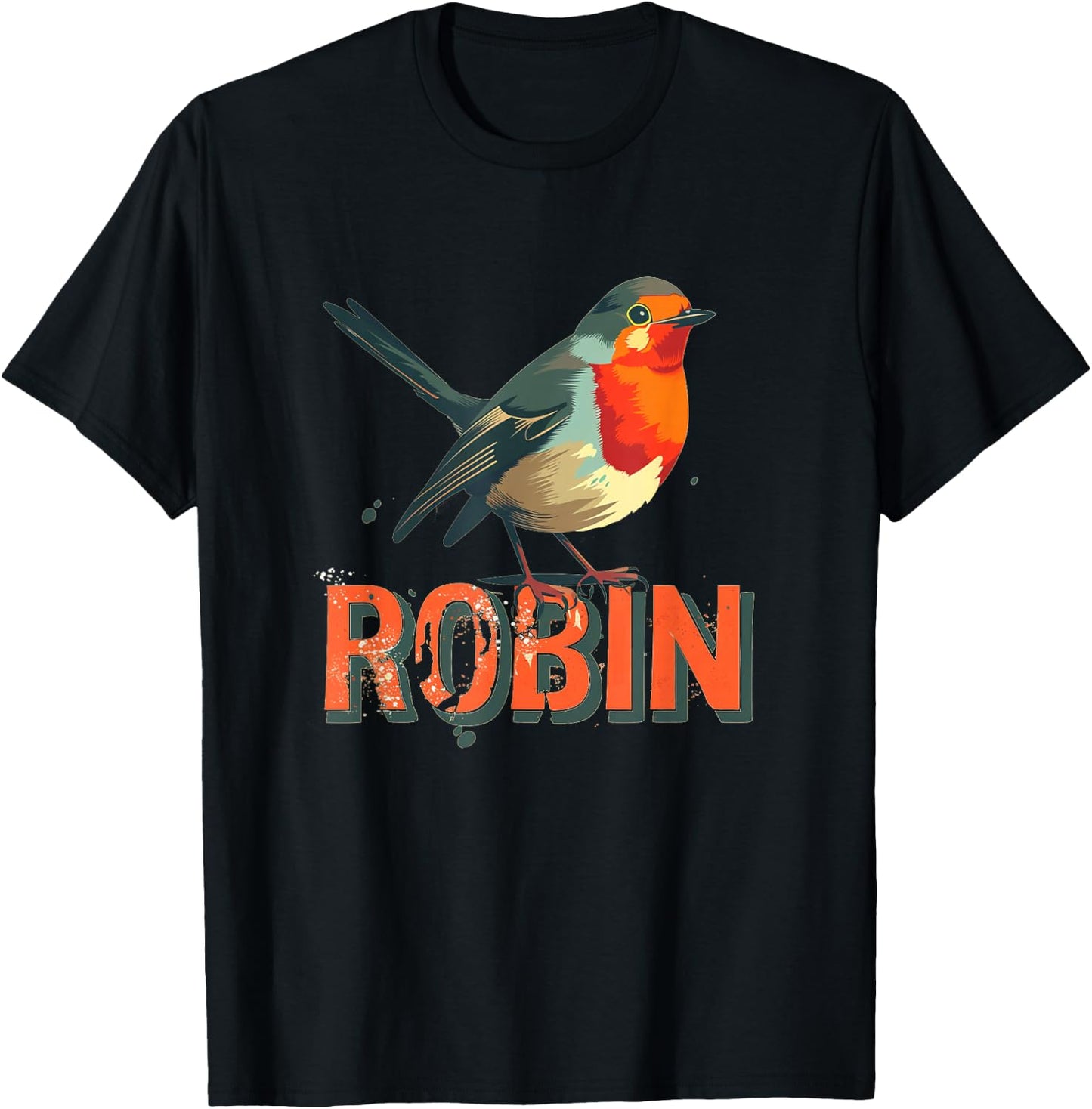 Awesome Robin Bird Costume for Adults and Kids T-Shirt - T-Shirt | Black