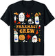 Pharmacy Crew Ghost Pumpkin Fall Pharmacist Tech Halloween T-Shirt - T-Shirt | Black