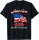 American God Shed His Grace Grace on Thee Christian T-Shirt - T-Shirt | Black