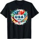 USA 2028 Go United States Sport USA Team 2028 USA T-Shirt - T-Shirt | Black
