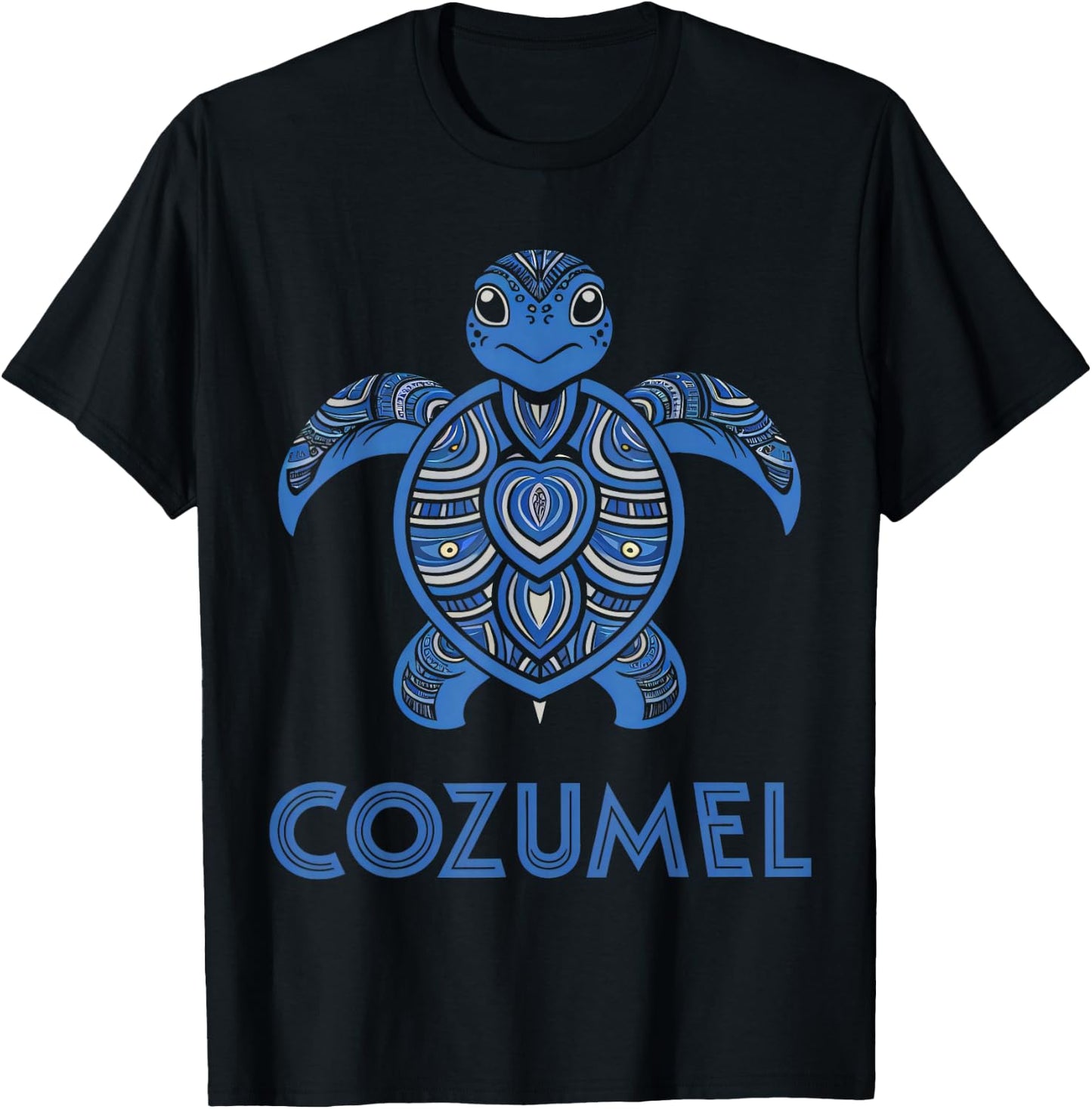 Cozumel, Mexico Sea Turtle T-Shirt - T-Shirt | Black