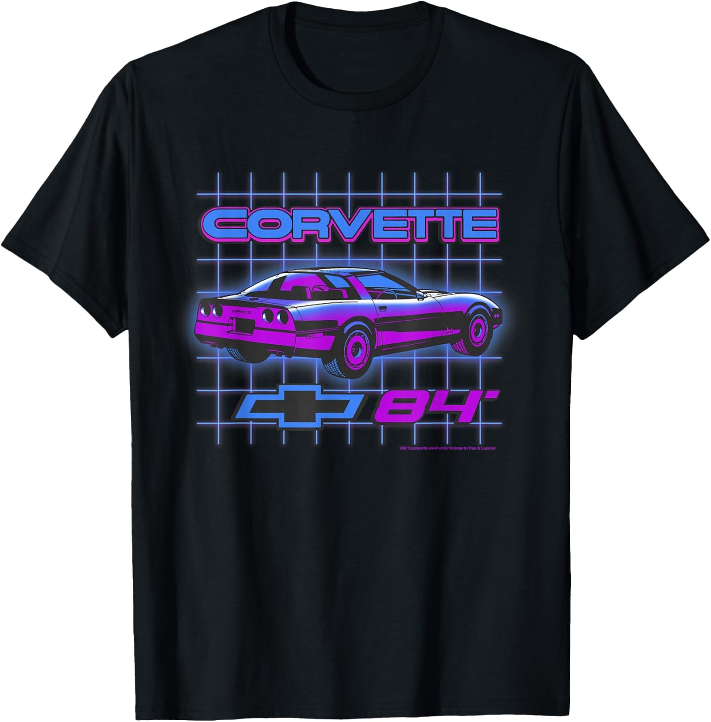 TNT Chevrolet Corvette 1984 | #37337 , Small, Black T-Shirt - T-Shirt | Black
