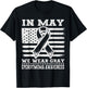 In May We Wear Gray for Ependymoma Awareness Month T-Shirt - T-Shirt | Black