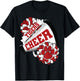Tigers Cheerleading Back To School Cheer Team Spirit Red T-Shirt - T-Shirt | Black
