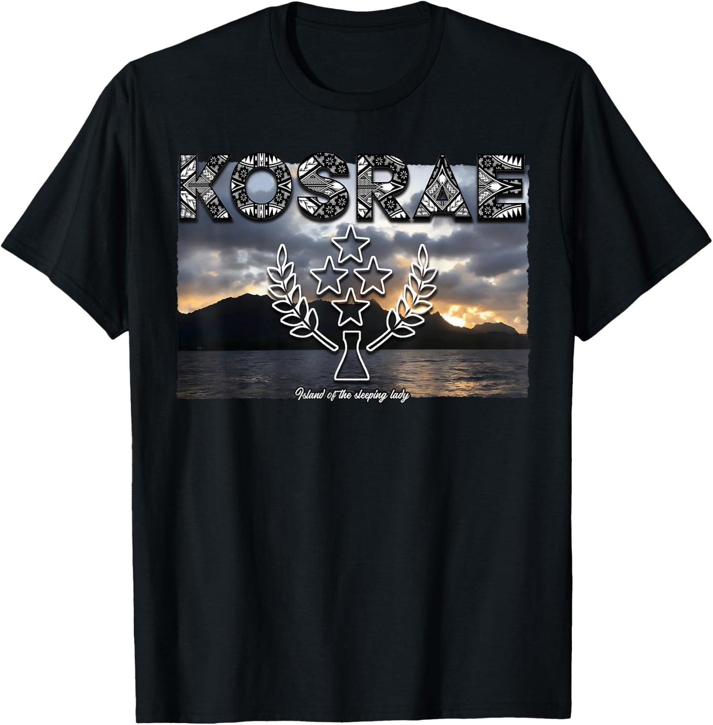 Kosrae Micronesia T-Shirt - T-Shirt | Black
