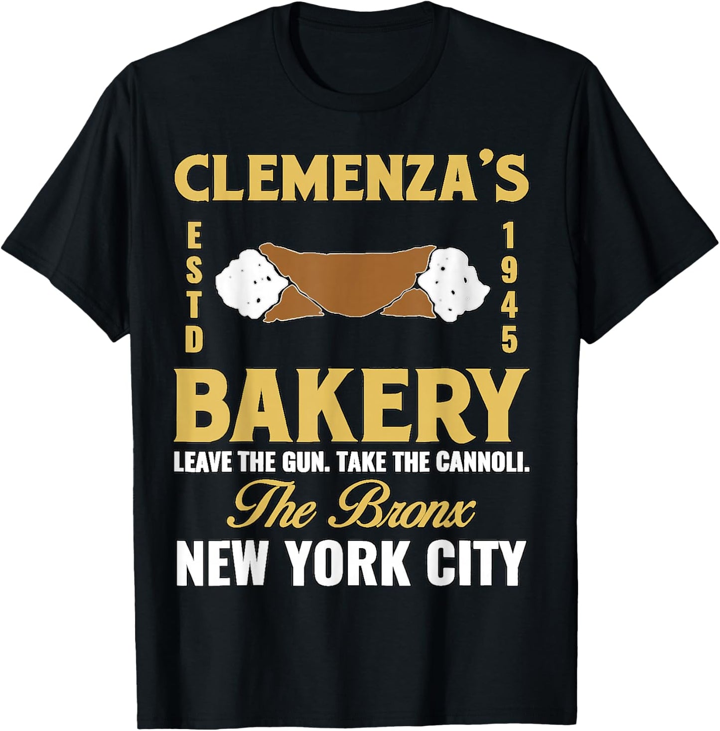 Clemenza Bakery Food Funny Cool T-Shirt - T-Shirt | Black