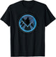 Marvel Comics Retro S.H.I.E.L.D Logistics Logo T-Shirt - T-Shirt | Black