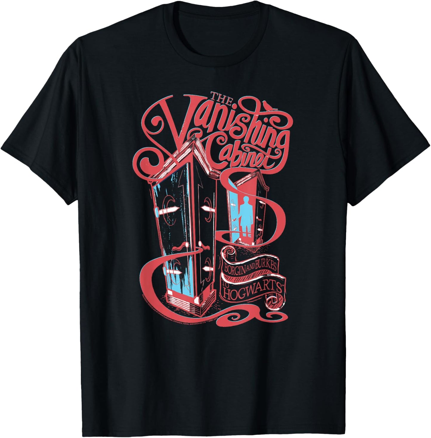 Harry Potter The Vanishing Cabinet Borgin Burkes T-Shirt - T-Shirt | Black