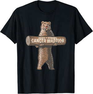 Fight Cancer Awareness Support | Cancer Warrior Fighter T-Shirt - T-Shirt | Black