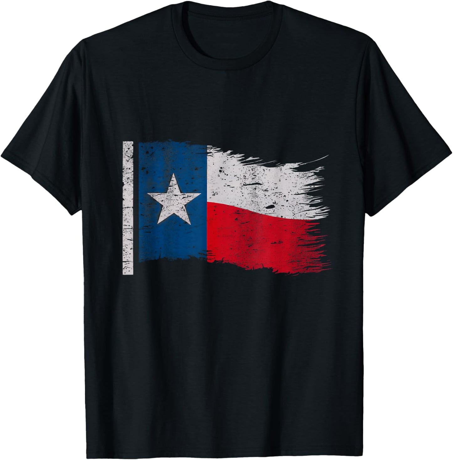 Distressed Texas Flag T-Shirt - T-Shirt | Black