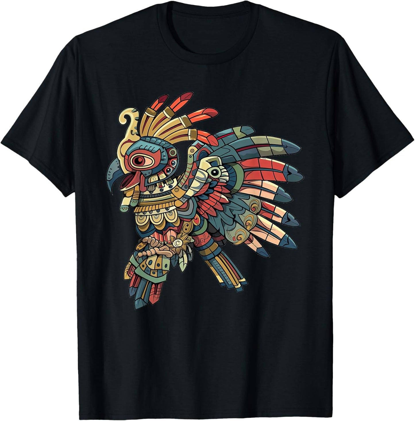 Huitzilopochtli Vintage T-Shirt - T-Shirt | Black