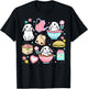 Kawaii Bunny Women Boys Girls Funny Graphic Japanese Anime T-Shirt - T-Shirt | Black