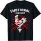 Emotional Support Shirt Chicken Emotional Support Cock T-Shirt - T-Shirt | Black