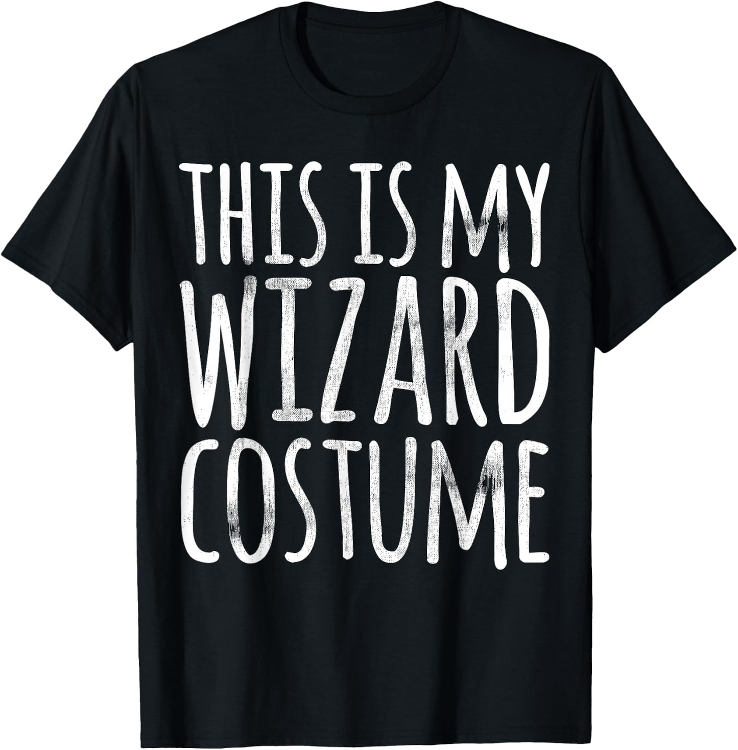 This Is My Wizard Costume Halloween Funny Lazy Easy Gift T-Shirt - T-Shirt | Black