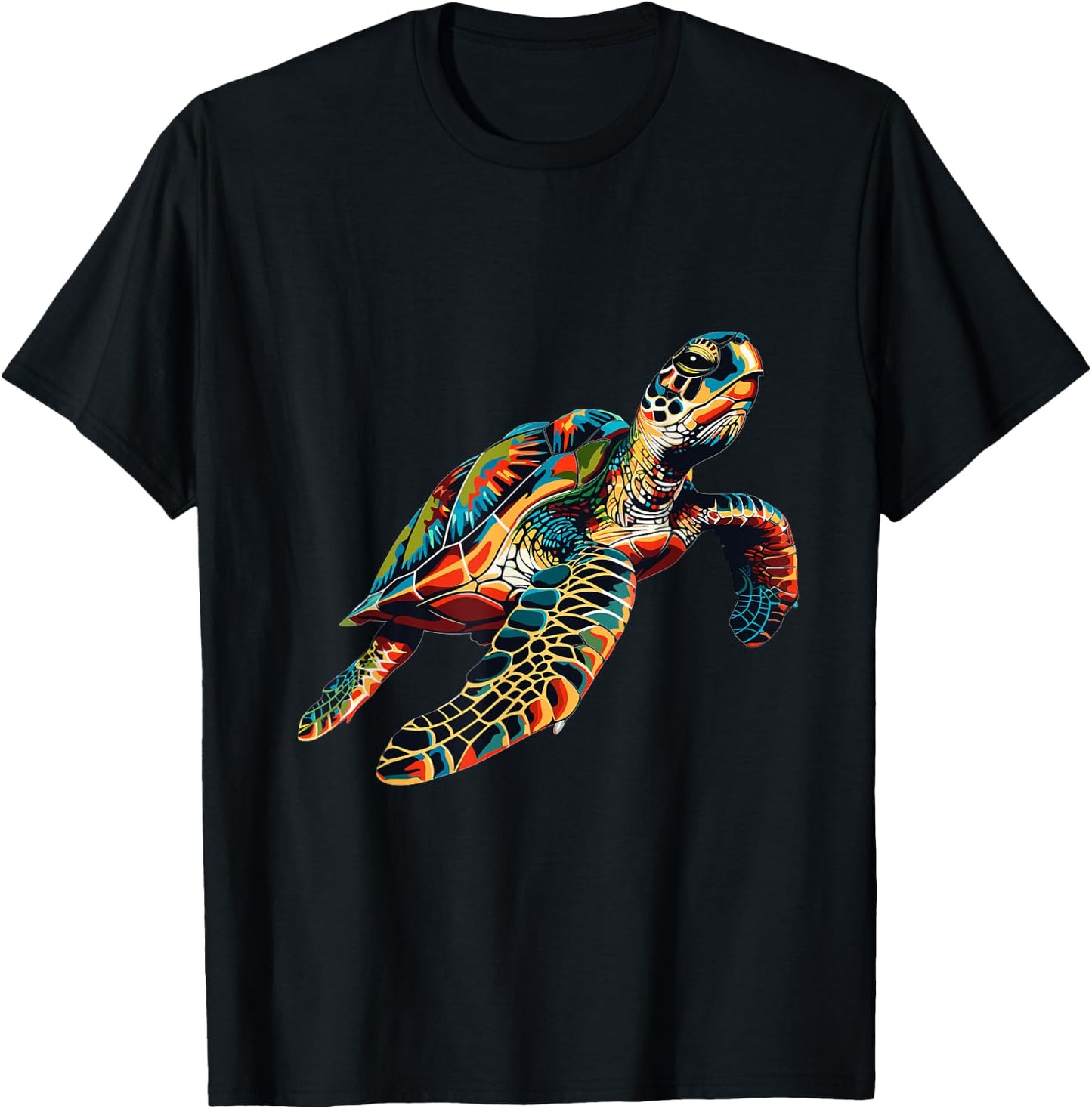 Sea Turtle Lover Graphic T-Shirt - T-Shirt | Black