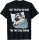 Norwegian Elkhound Sleeping Pajamas Nightgown T-Shirt - T-Shirt | Black