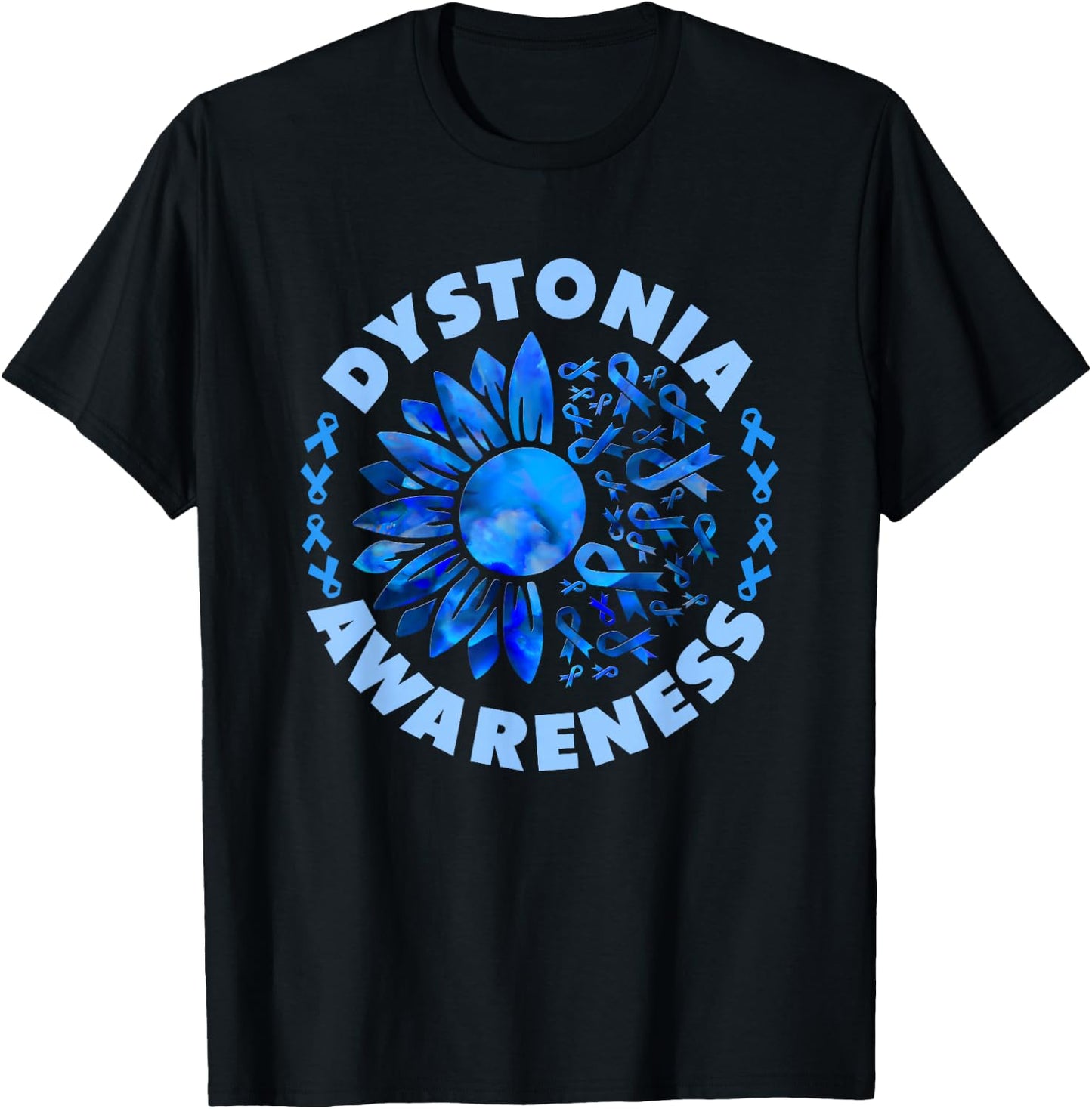Dystonia Movement Disorder T-Shirt - T-Shirt | Black
