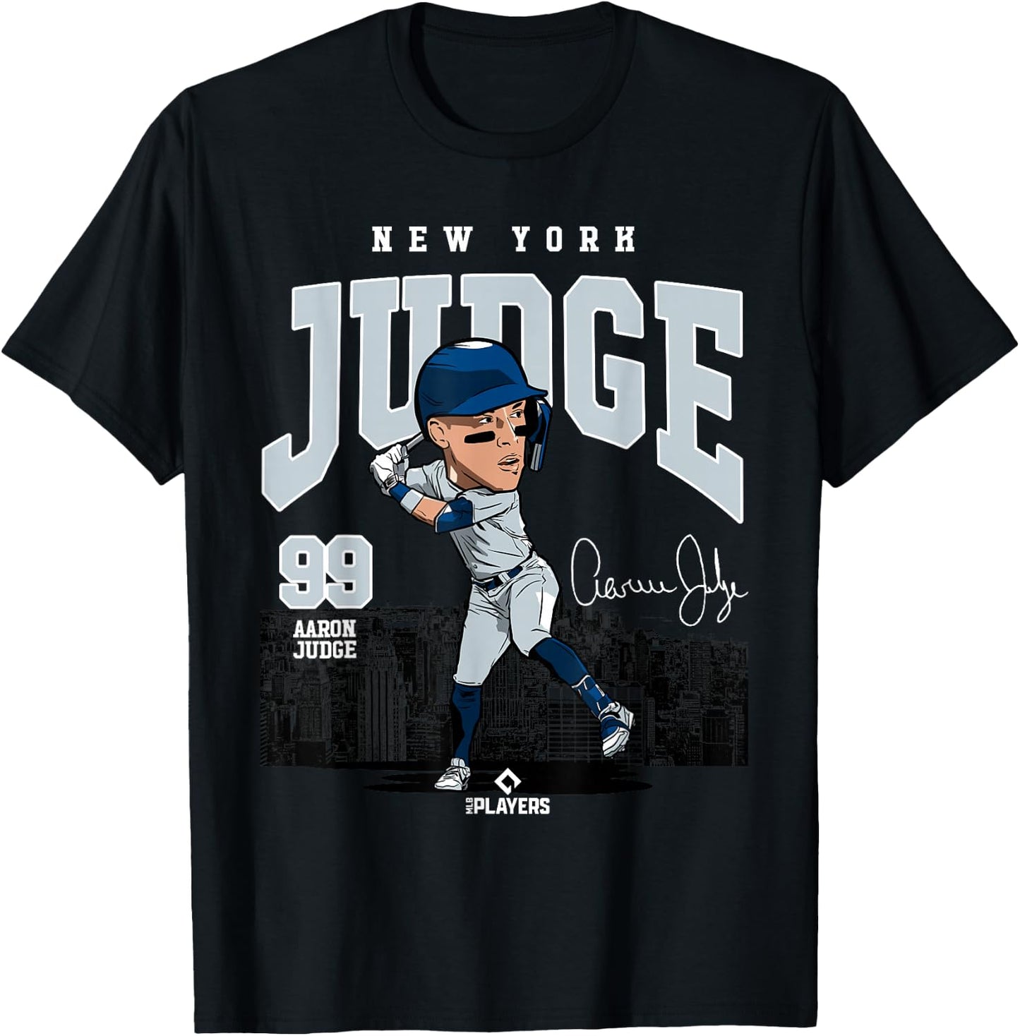 Aaron Judge | New York Baseball MLB Players | MLBJUD3005 T-Shirt - T-Shirt | Black