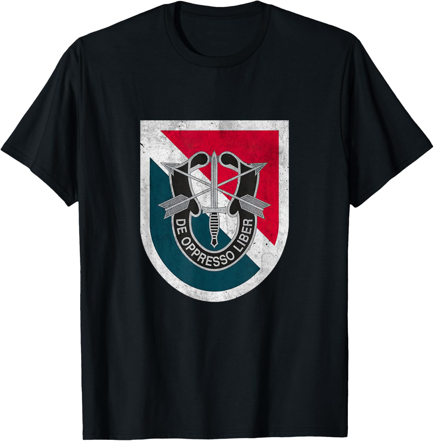 11th Special Forces Group SFG Airborne Military Veteran Papa T-Shirt - T-Shirt | Black