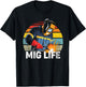 Mig Welder Shirt For Fathers Day Gift- Mig Life - Mig Welder T-Shirt - T-Shirt | Black