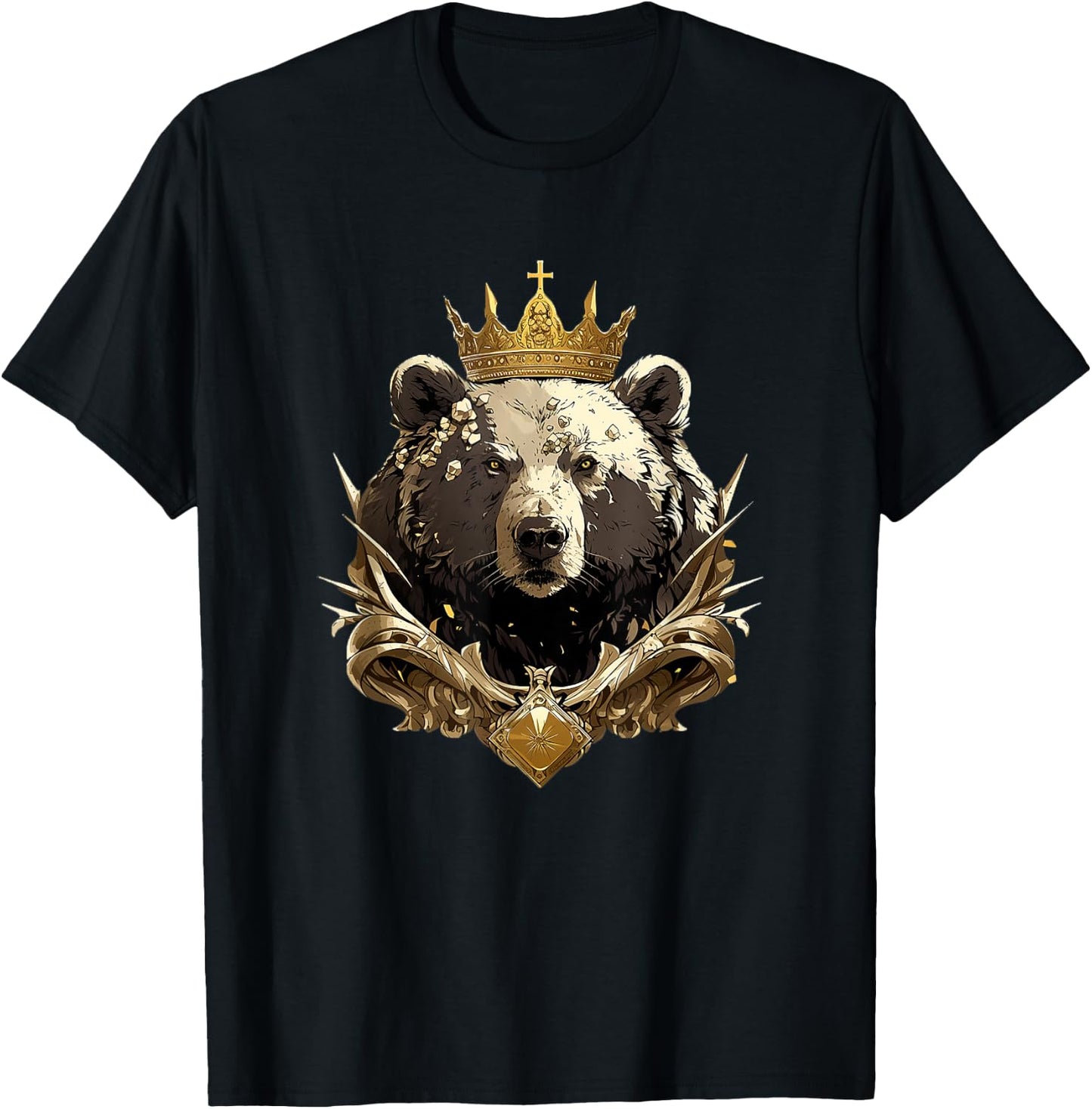 Bear King T-Shirt - T-Shirt | Black