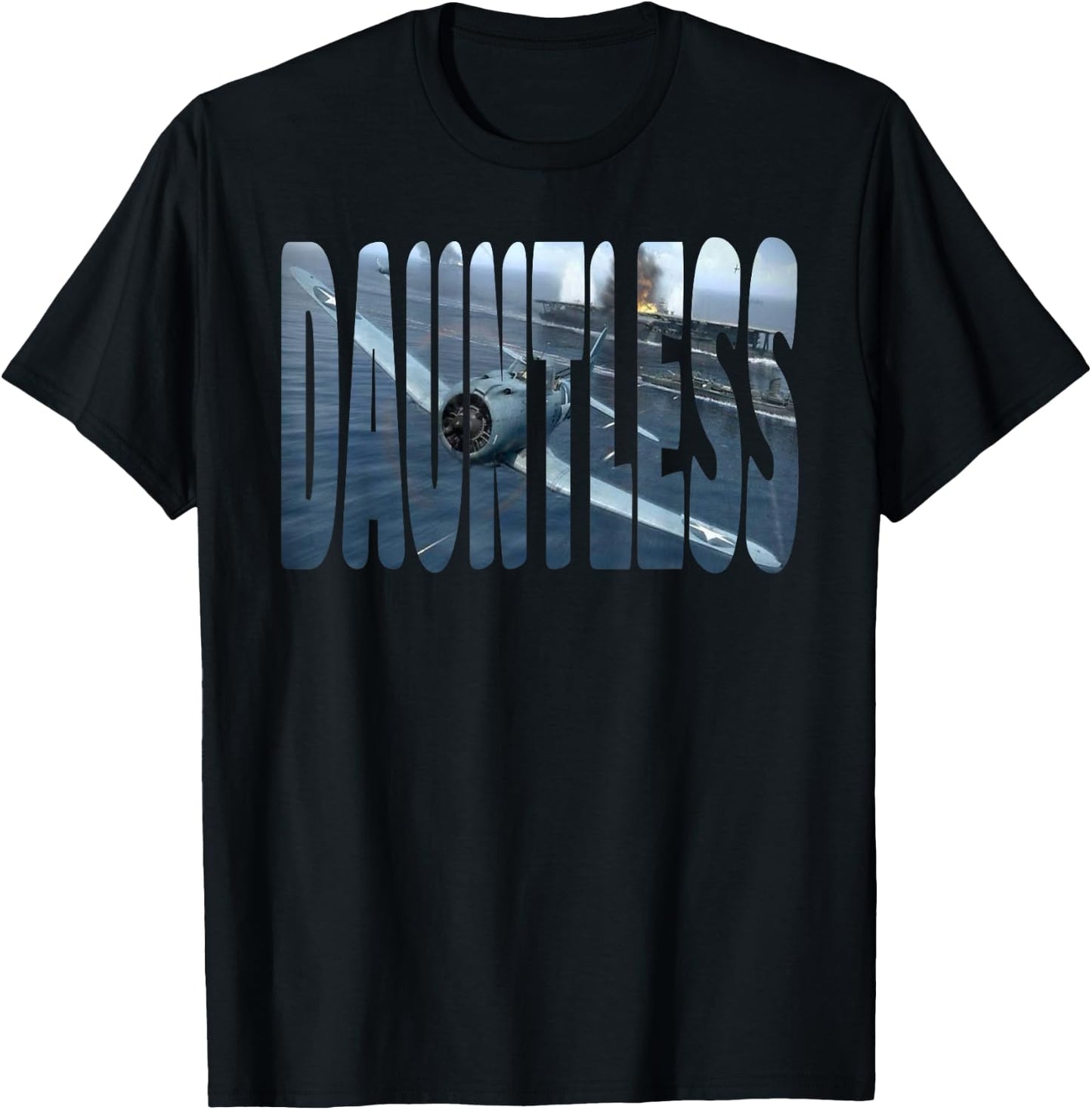 Military F&L Design Co. WW2 Warbirds SBD Dauntless Plane Aircraft Aviation Hobbyist , Small, Black T-Shirt - T-Shirt | Black